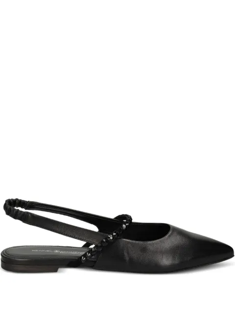 Kennel & Schmenger GRETA leather slingback ballerinas