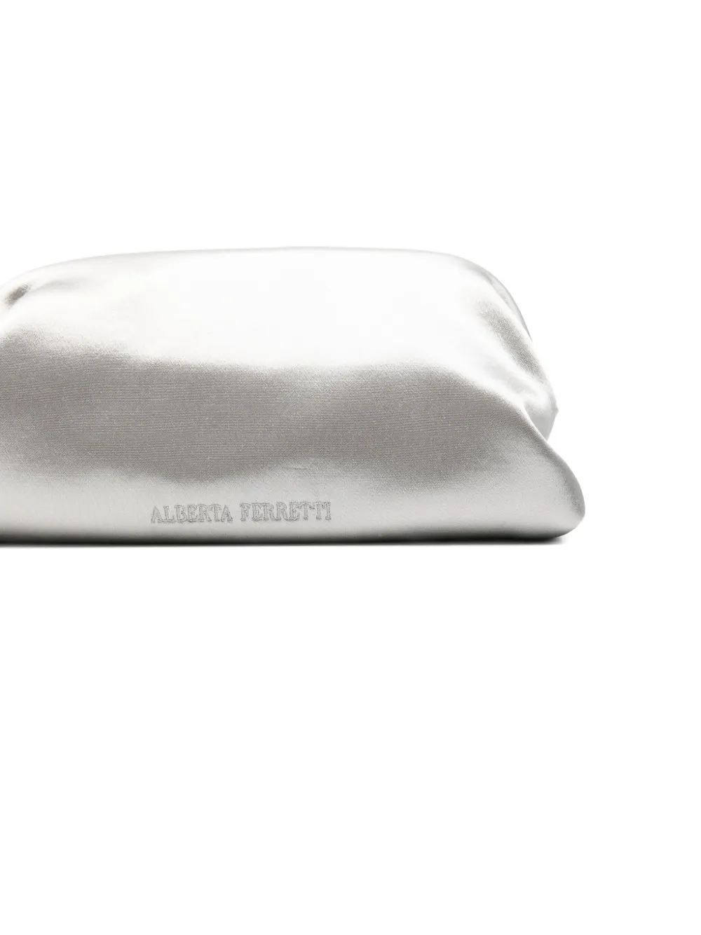 Alberta Ferretti Mini Metallic Clutch Bag In Multi