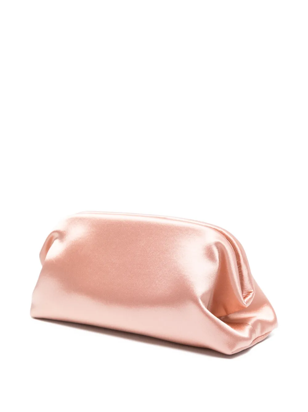 Alberta Ferretti Small Satin Clutch Bag In Pink