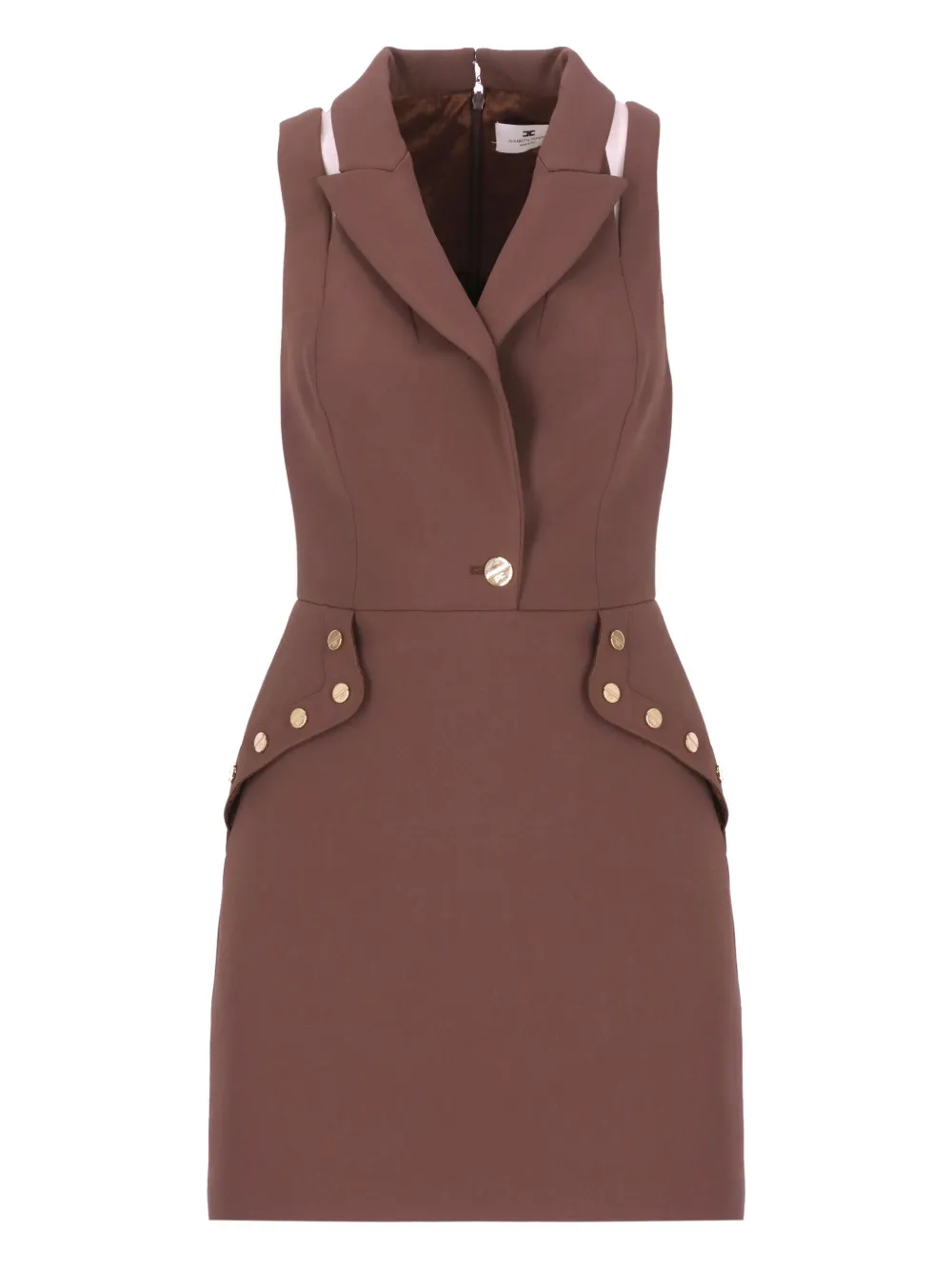 Elisabetta Franchi vestido sin mangas | marrón | Image 1