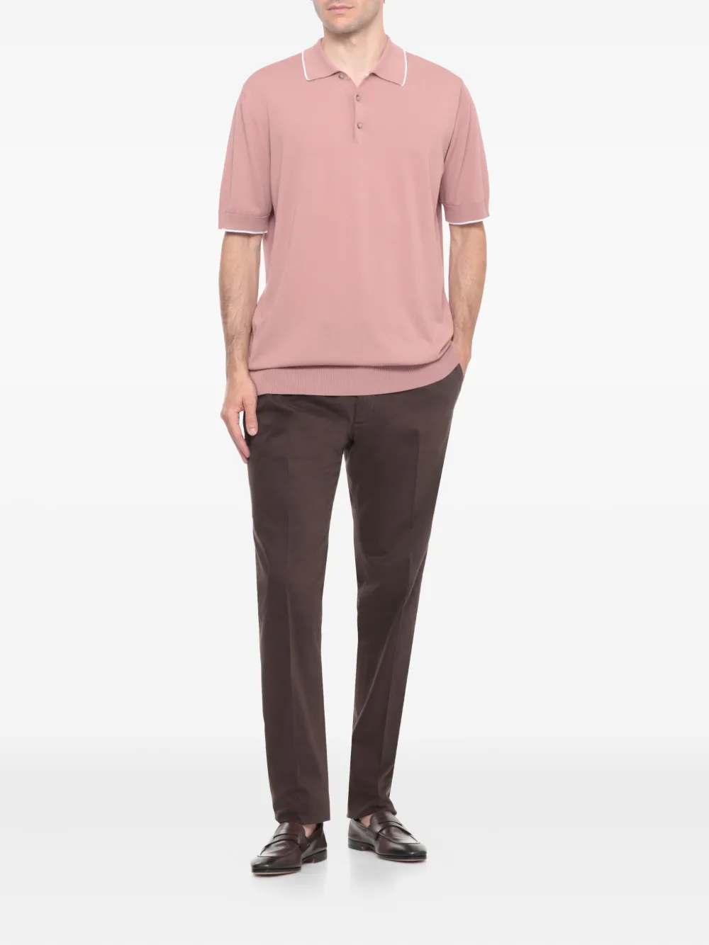 Incotex pressed-crease trousers | Tailored Pants | Image 2