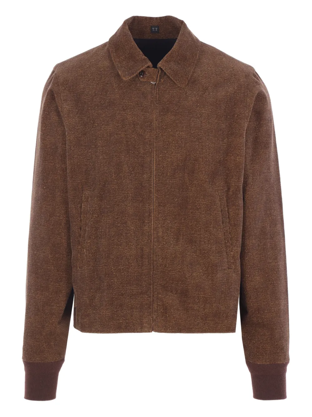 Taiga Takahashi Zip-up Shirt Jacket In Brown