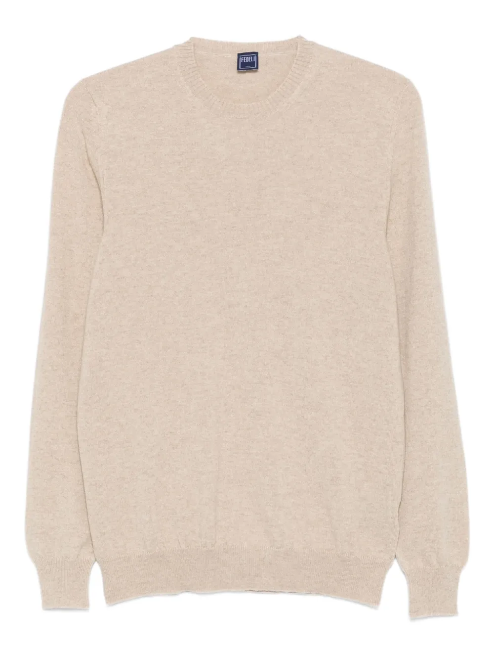 Fedeli round-neck cashmere sweater | Neutrals | Image 1