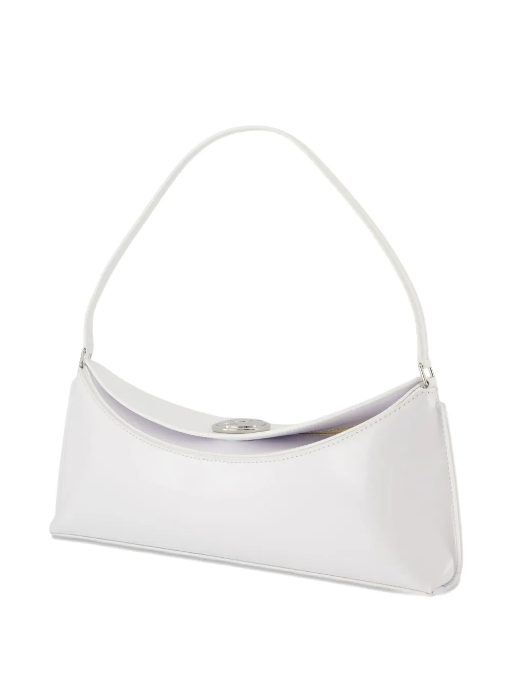 Jacquemus Le Calisso patent leather shoulder bag - Wit