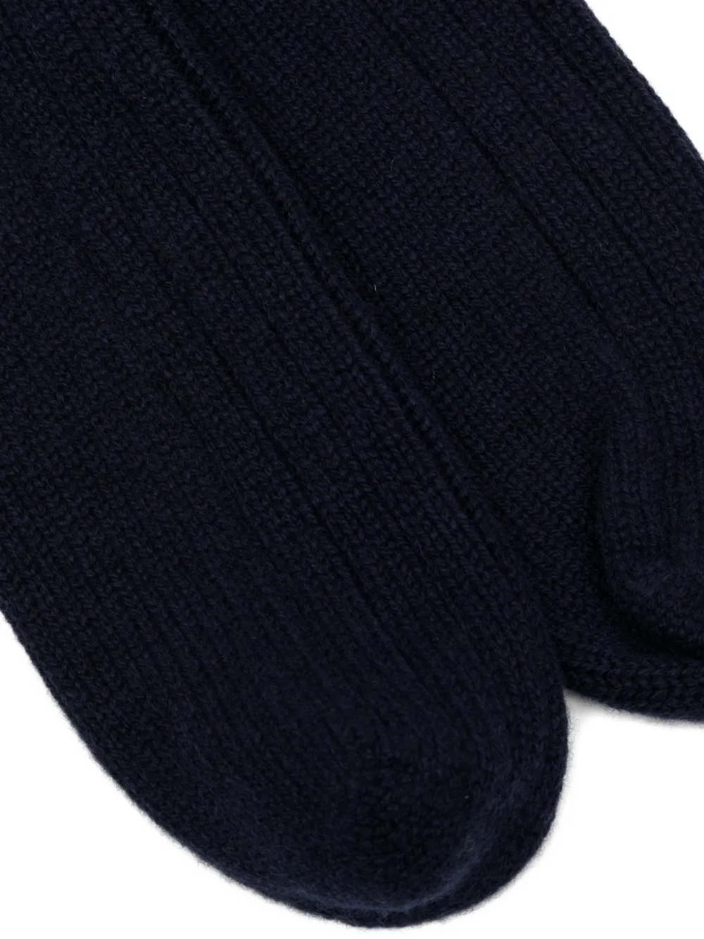 John Smedley ribbed cashmere socks | Image 2