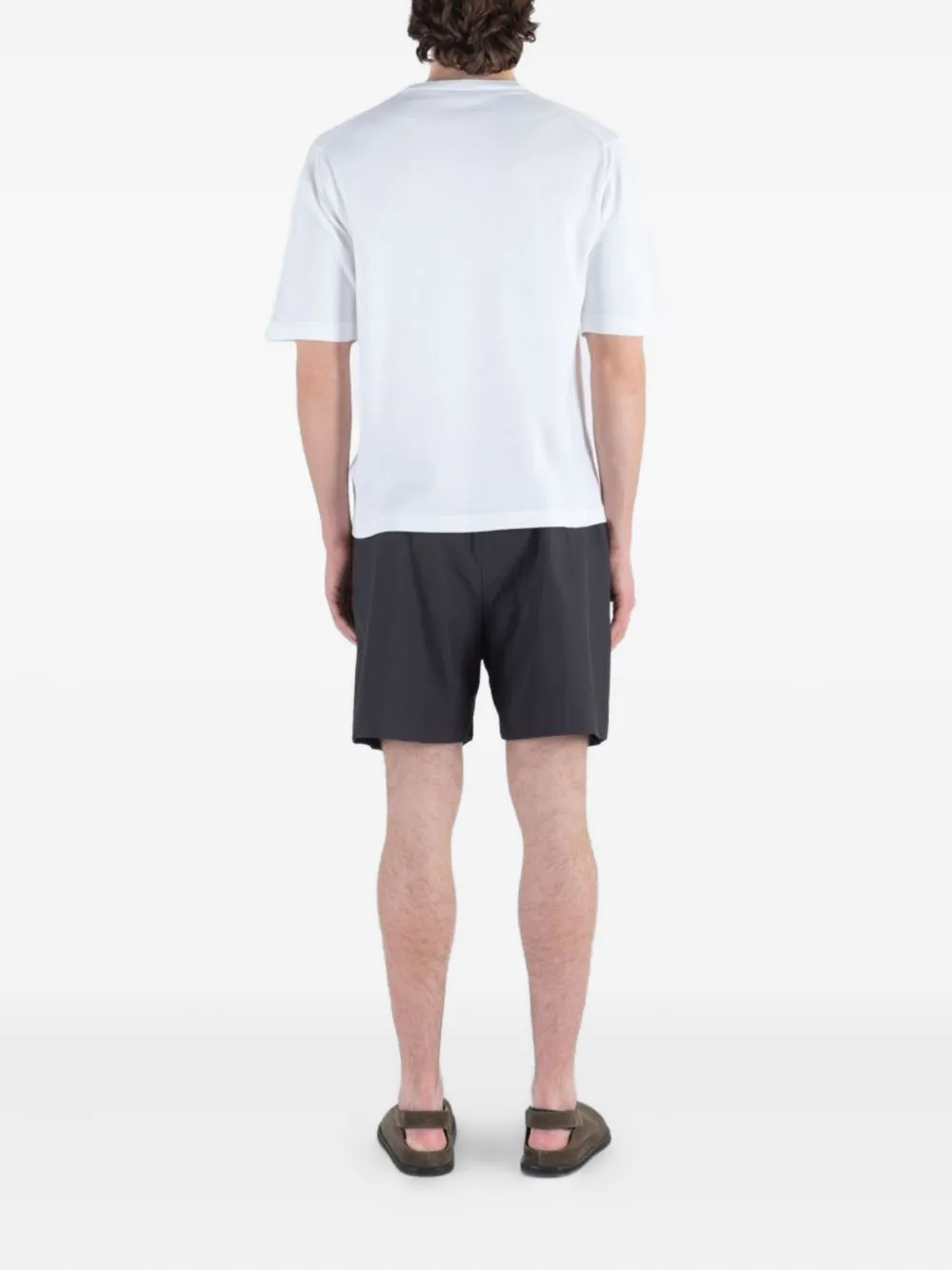 John Smedley Short-sleeve Cotton T-shirt In White