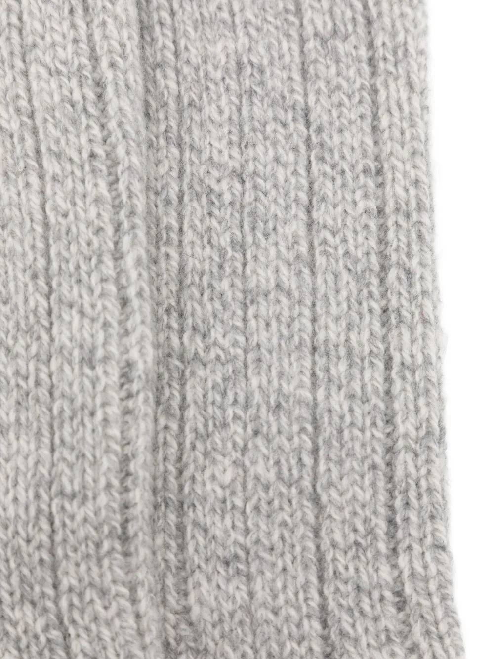 John Smedley Kasjmier enkelsokken Grijs