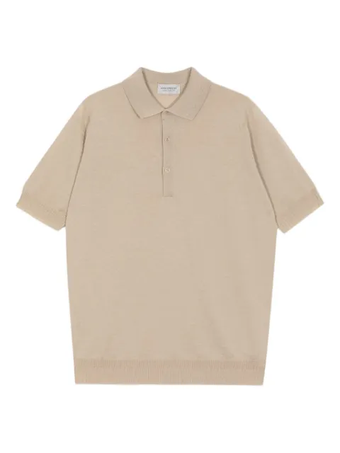 John Smedley short-sleeved merino-wool polo shirt