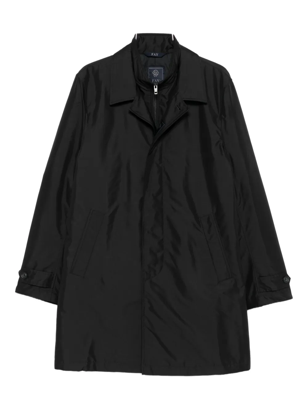 Fay zip-front button-cuff coat | Image 1