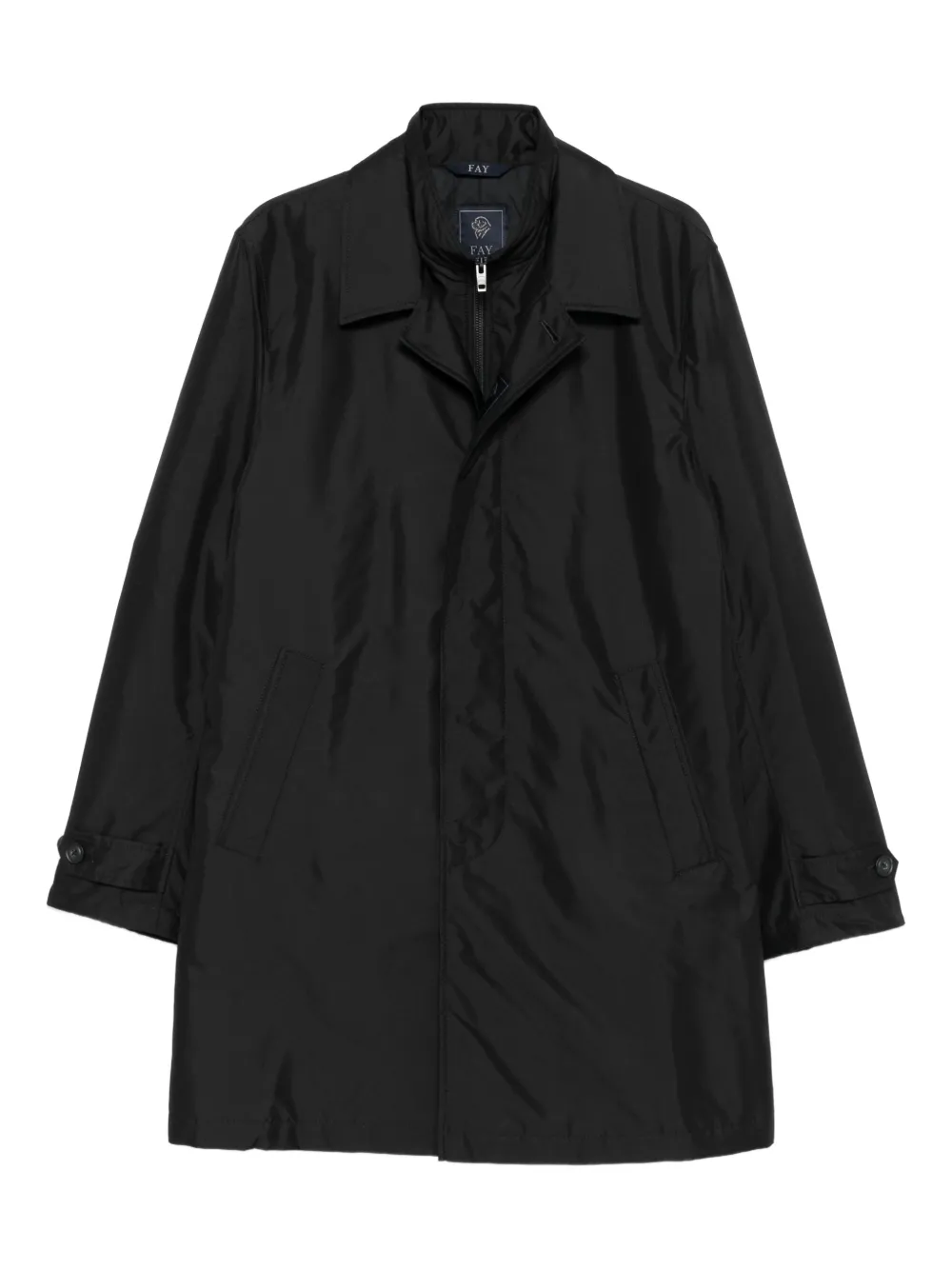 Fay zip-front button-cuff coat | Image 1