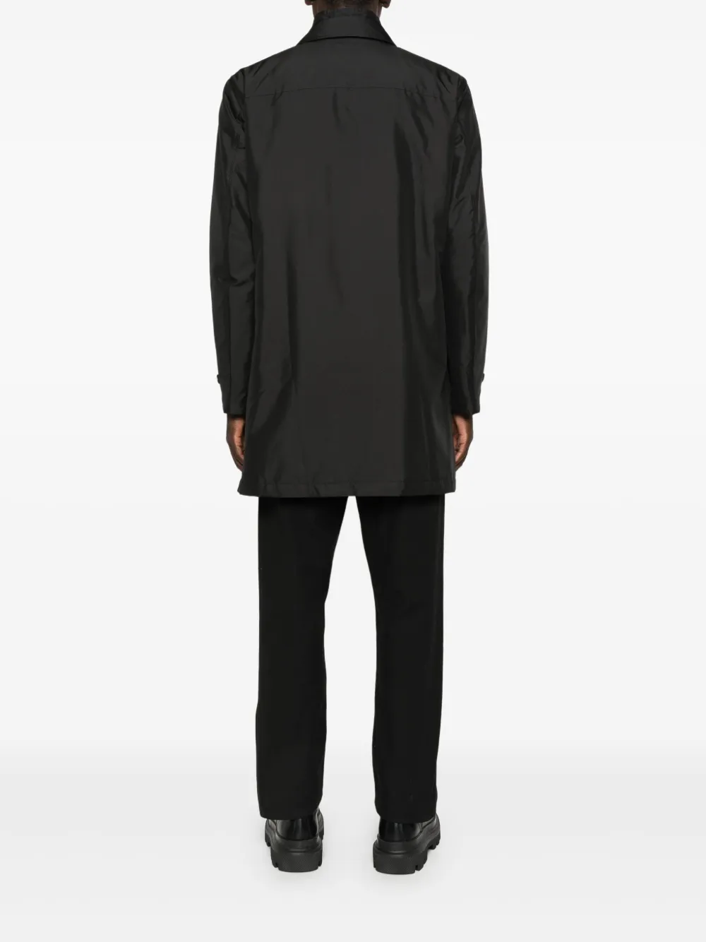 Fay Jas met knoopmanchetten en rits AXXB999 BLACK