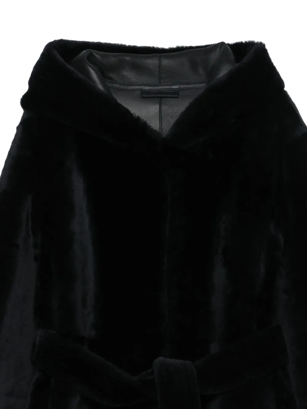 Liska Mantel met ceintuur Blauw