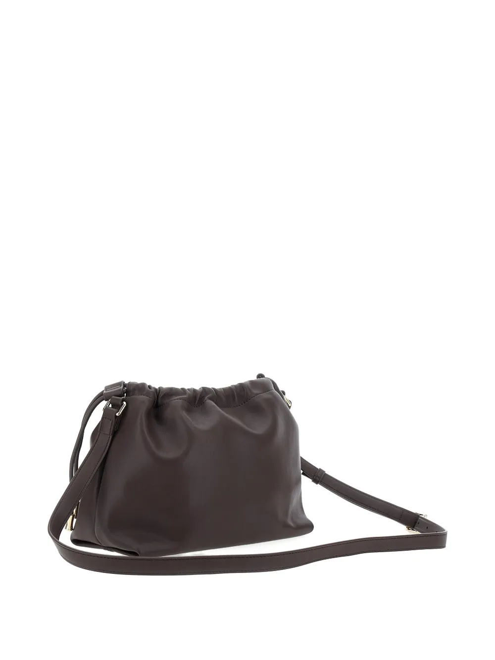 Apc Adjustable-strap Drawstring Shoulder Bag In Brown