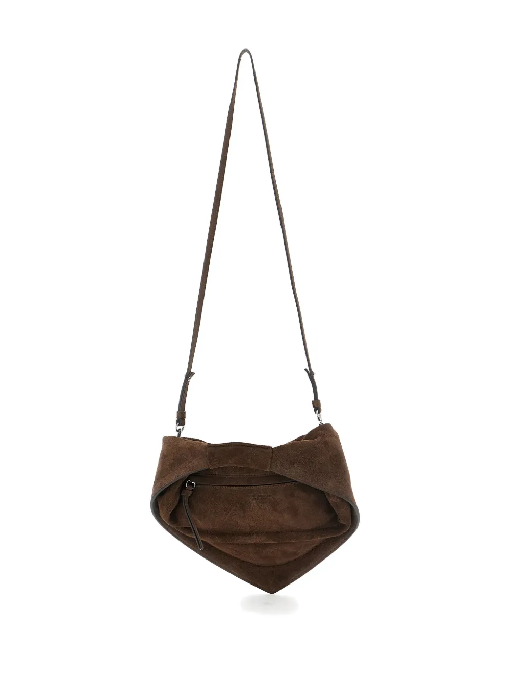 FEDERICO CINA Torttelino suede tote bag - Bruin
