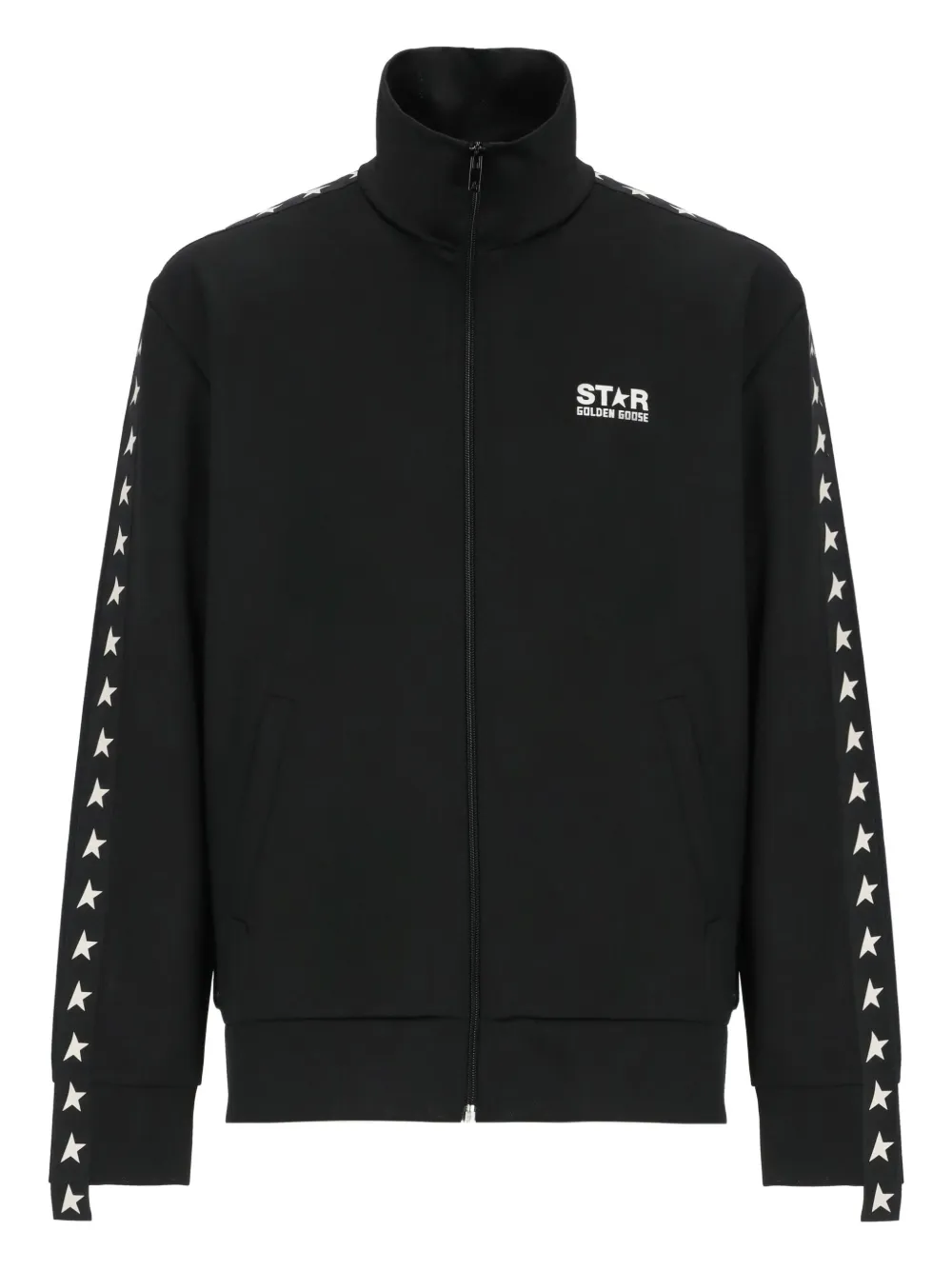 Golden Goose star-detailed zip-up sweatshirt - ブラック Golden Goose star-detailed zip-up sweatshirt - ブラック