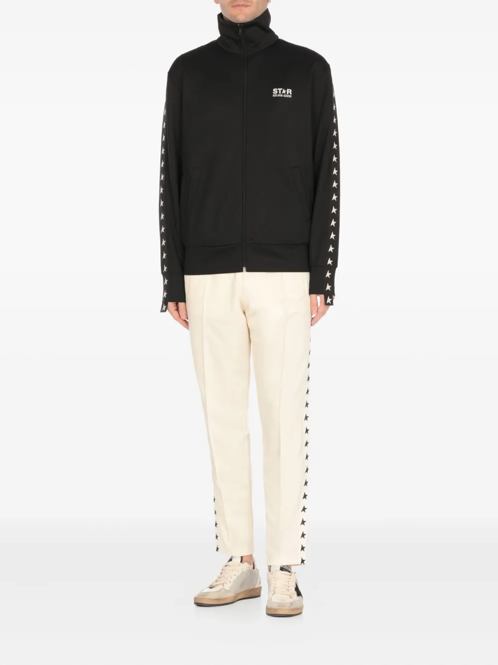 Golden Goose Deluxe Brand Black Polyester Denis Sweatshirt In Black