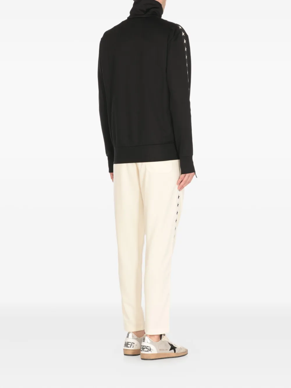 Golden Goose Deluxe Brand Black Polyester Denis Sweatshirt In Black