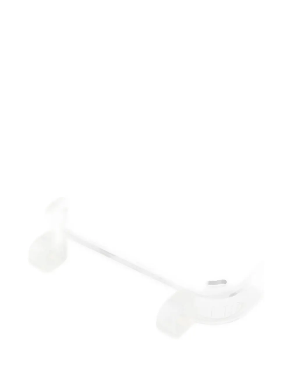 Topologie Clear Phone Case In White