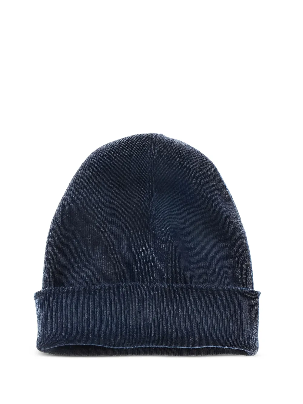 Brunello Cucinelli Ribbed Beanie In Blue