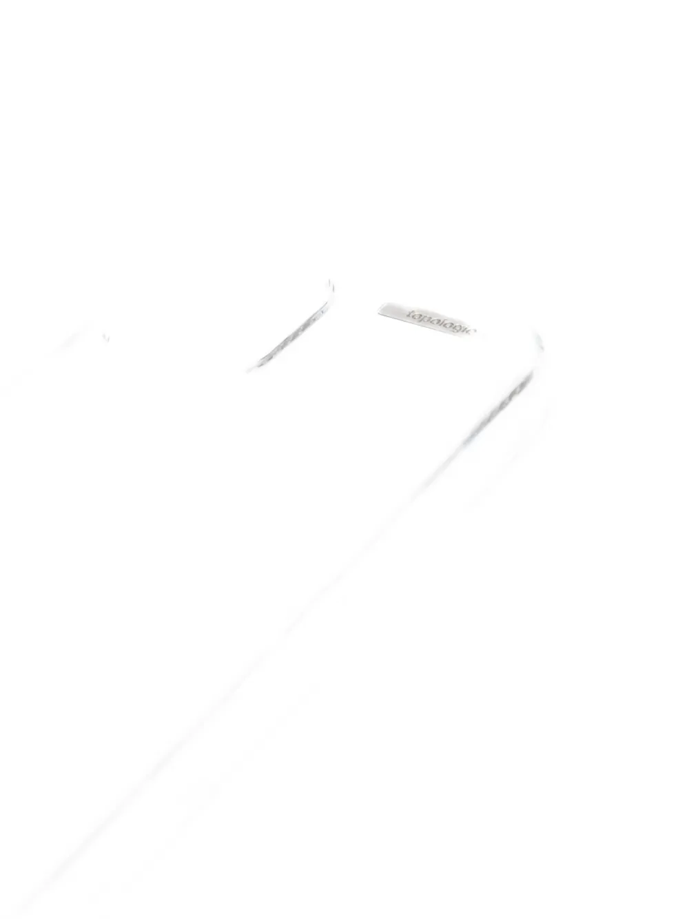 Topologie Bump Clear Phone Case In White