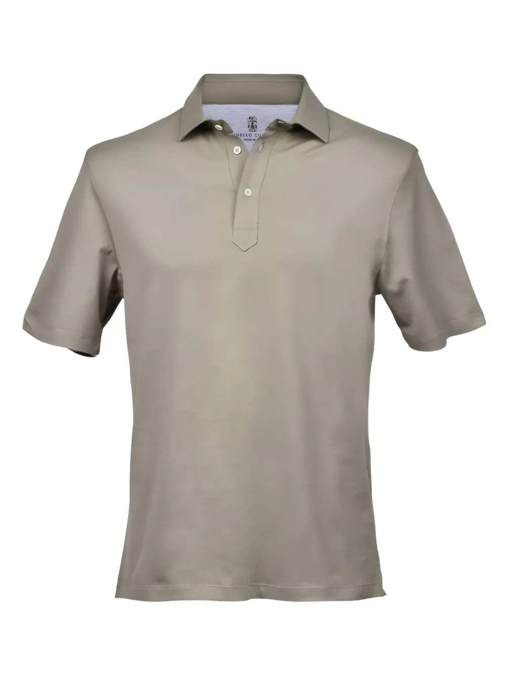 Brunello Cucinelli Poloshirt met korte mouwen Groen