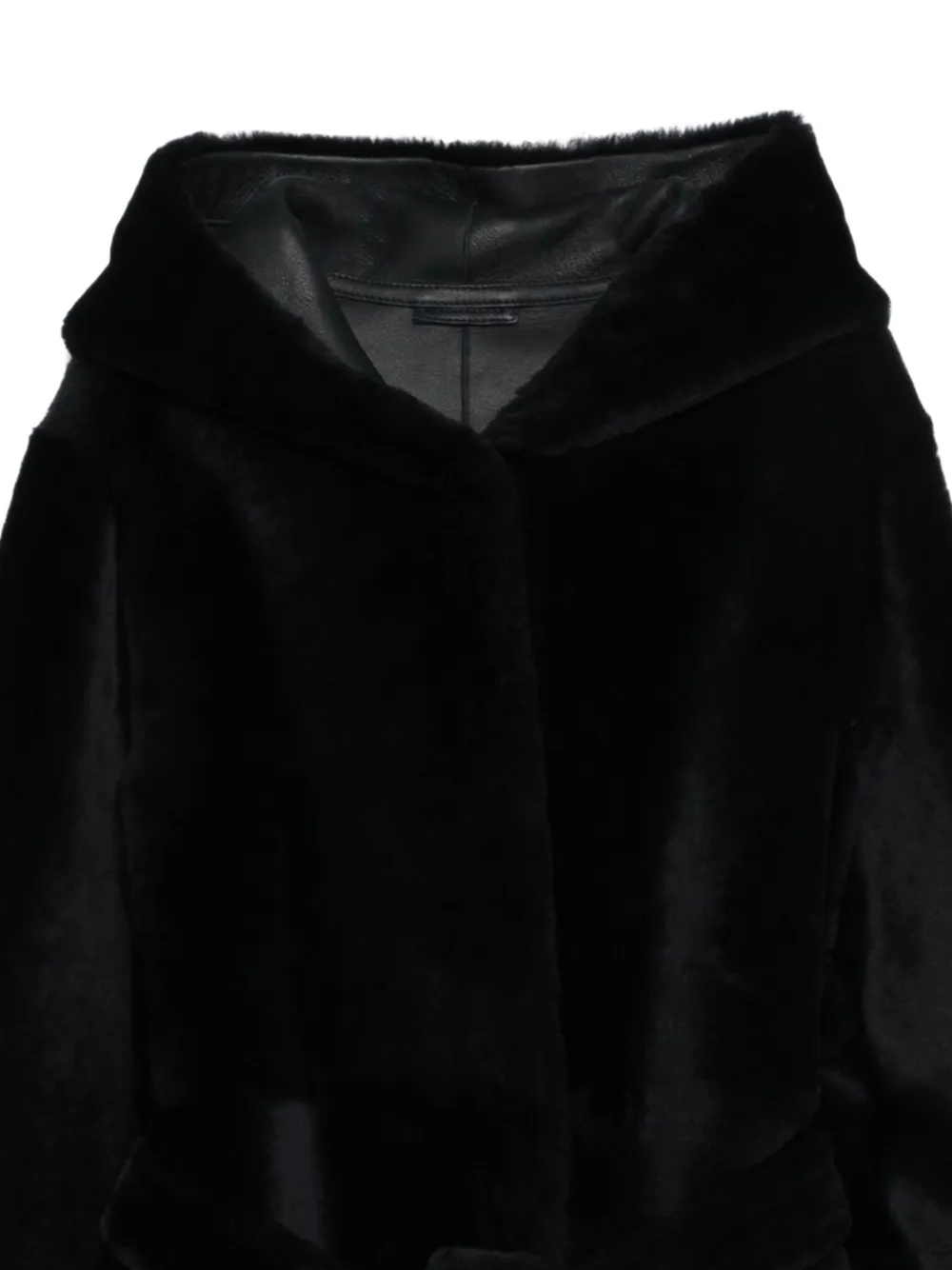 Liska Mantel met ceintuur Blauw