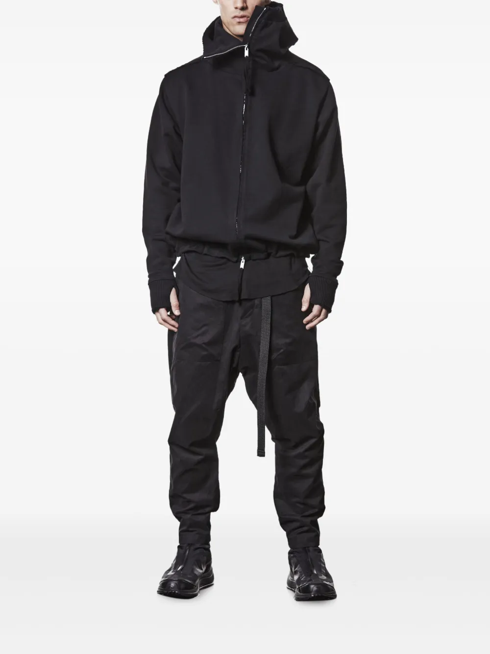 Thom Krom frayed high-neck zip-up jacket | Hooded Jackets | Image 2