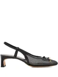 Odissì slingback mesh pumps - Black