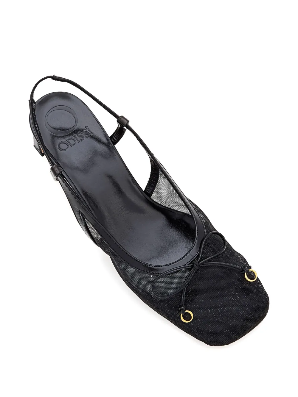Odissì slingback mesh pumps Black