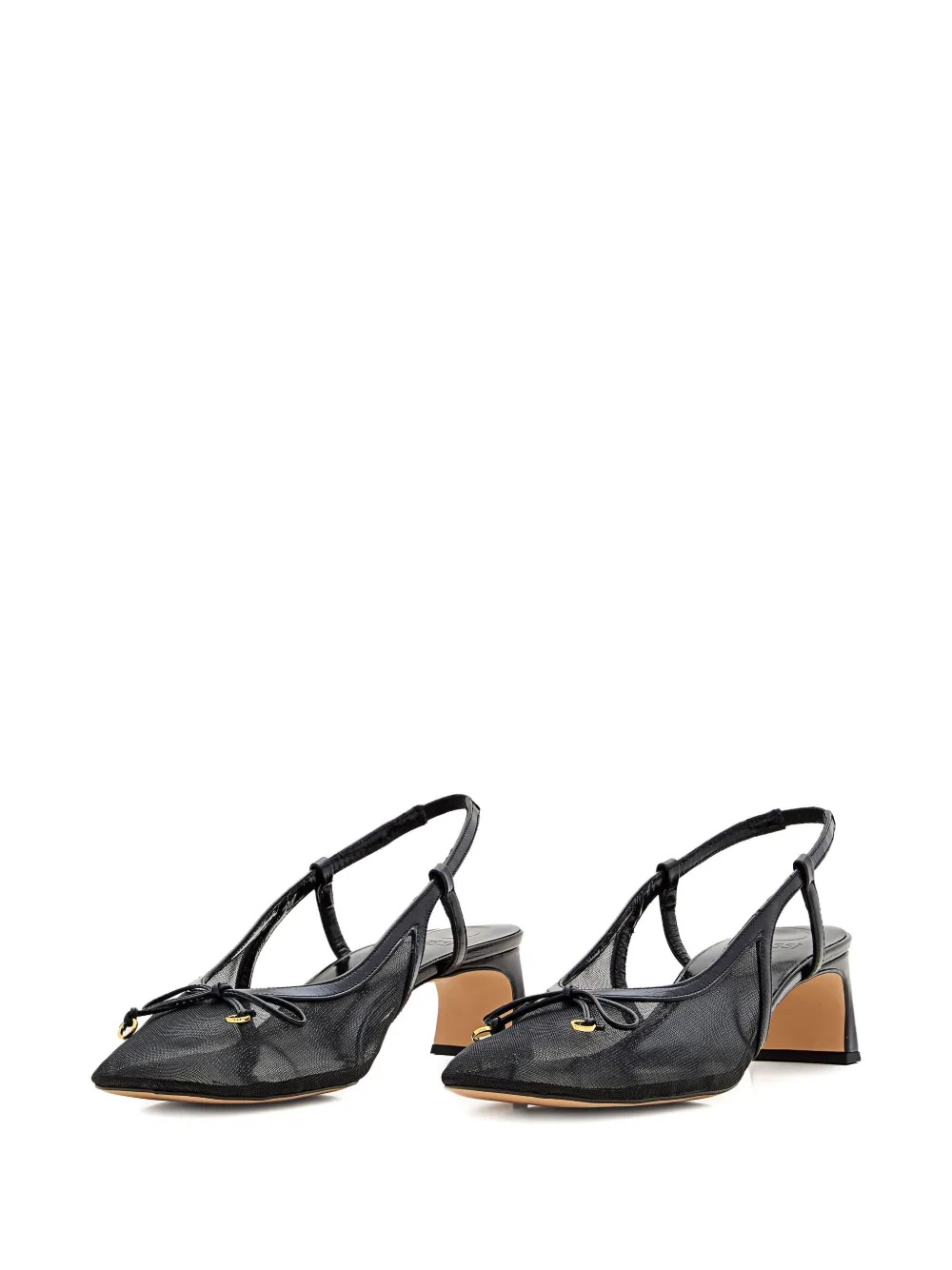 Odissì slingback mesh pumps Black