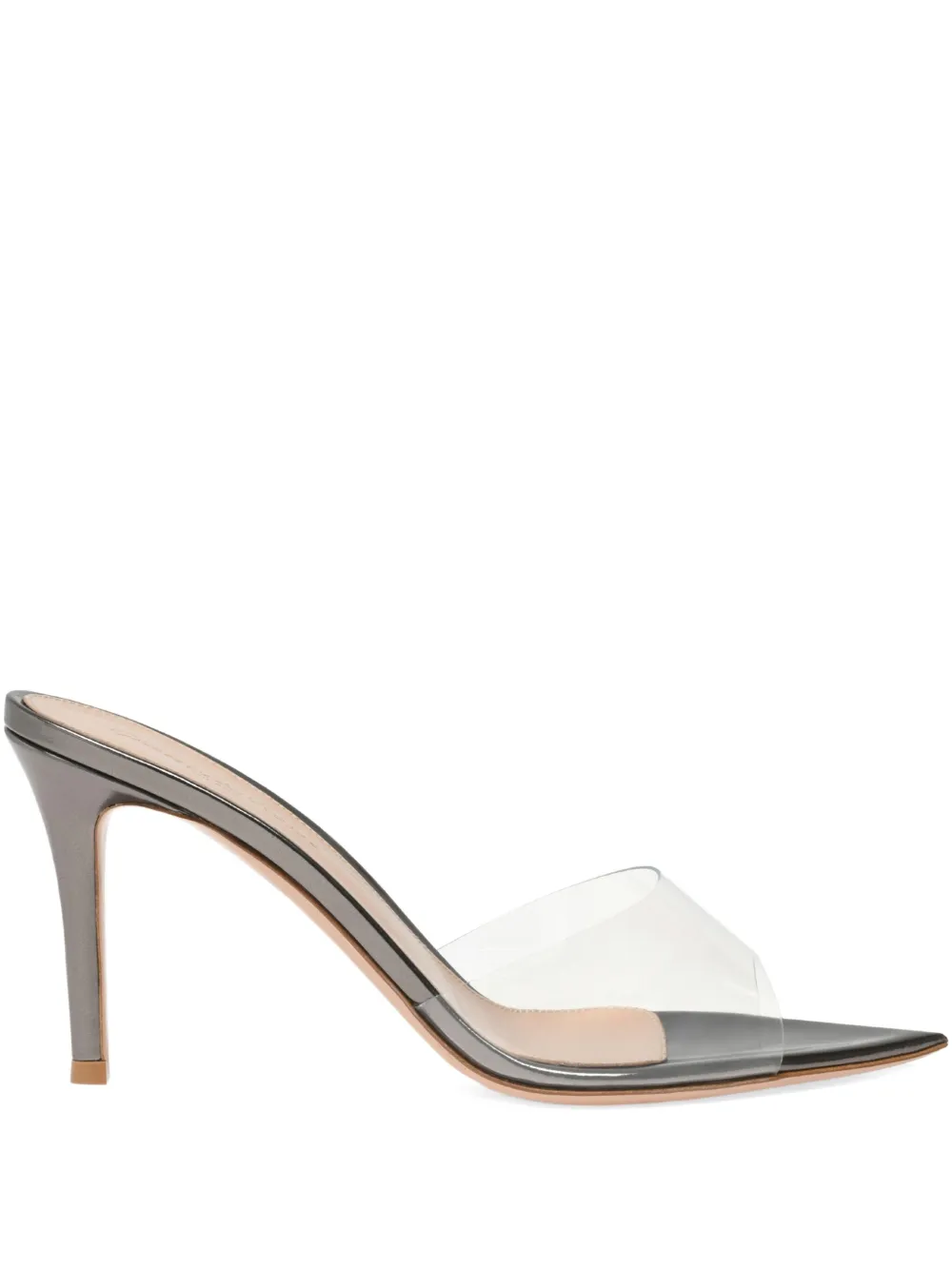 Gianvito Rossi 85mm Elle pointed-toe sandals Neutrals