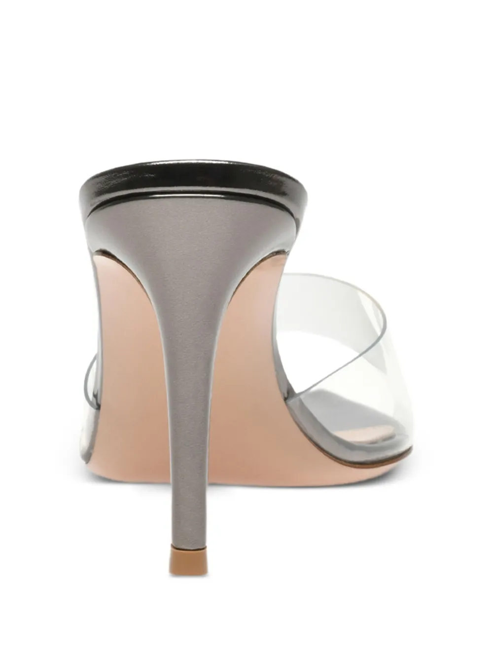 Gianvito Rossi 85mm Elle pointed-toe sandals Grey