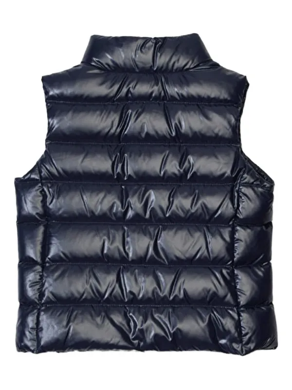 MONCLER モンクレール　キルディングベスト Moncler Enfant キルティング ベスト | ブルー | FARFETCH JP