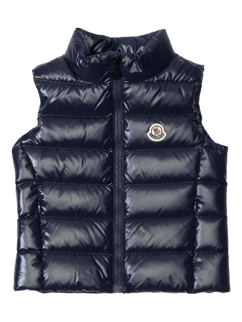 Moncler Enfant quilted shell vest | Blue | Image 1
