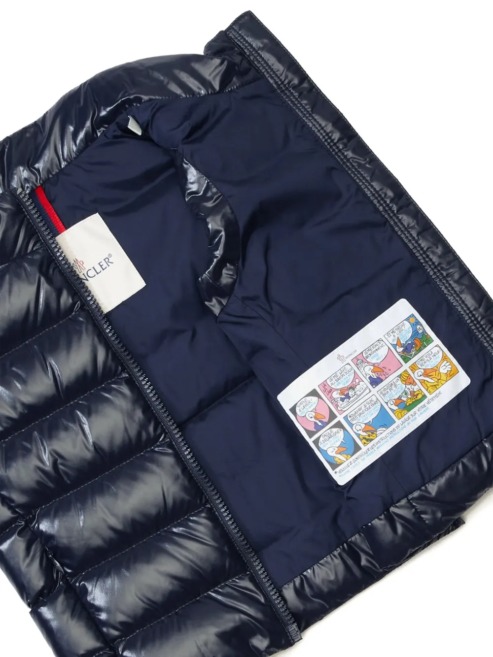 Moncler Enfant キルティング ベスト | ブルー | FARFETCH JP