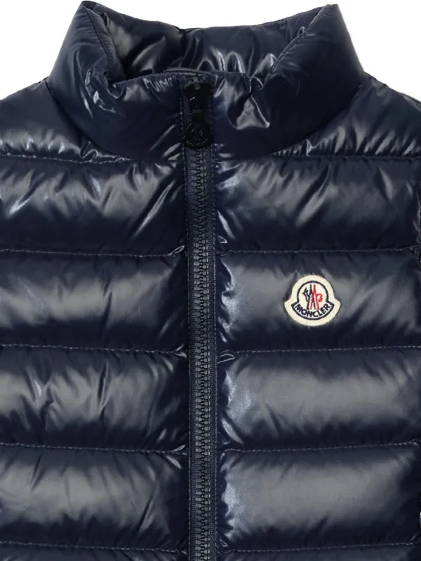 Moncler Enfant キルティング ベスト | ブルー | FARFETCH JP