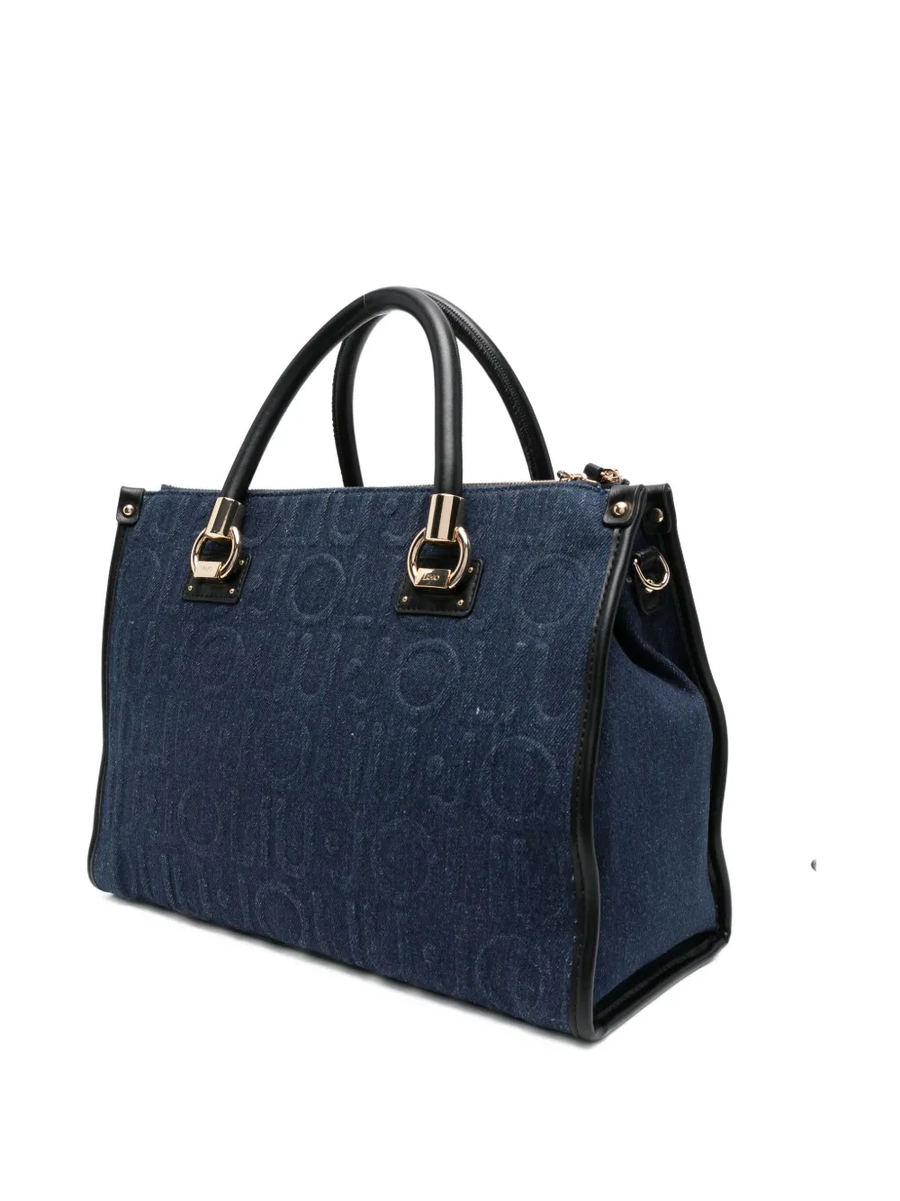 LIU JO logo-detail tote bag - Blauw