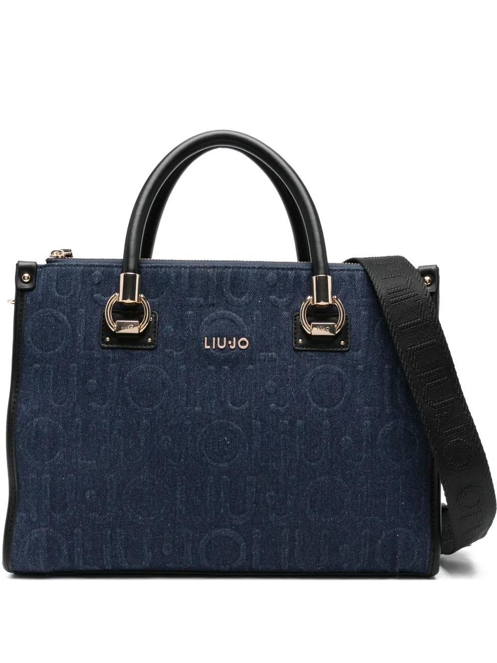 LIU JO logo-detail tote bag | Blue | Image 1