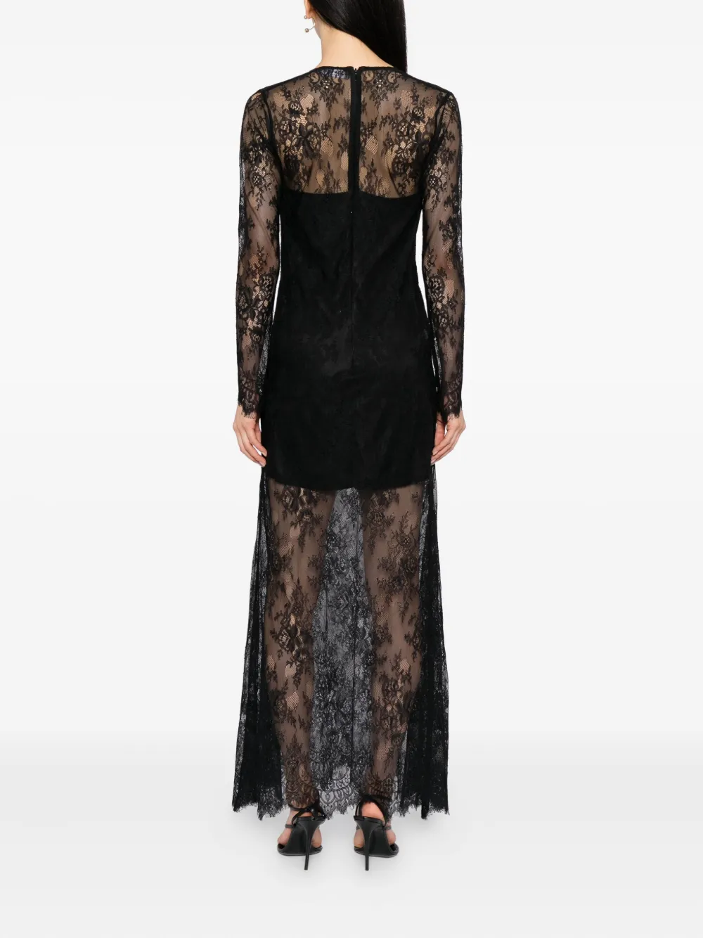 Blaklace Crystal-embellished Dress In Black