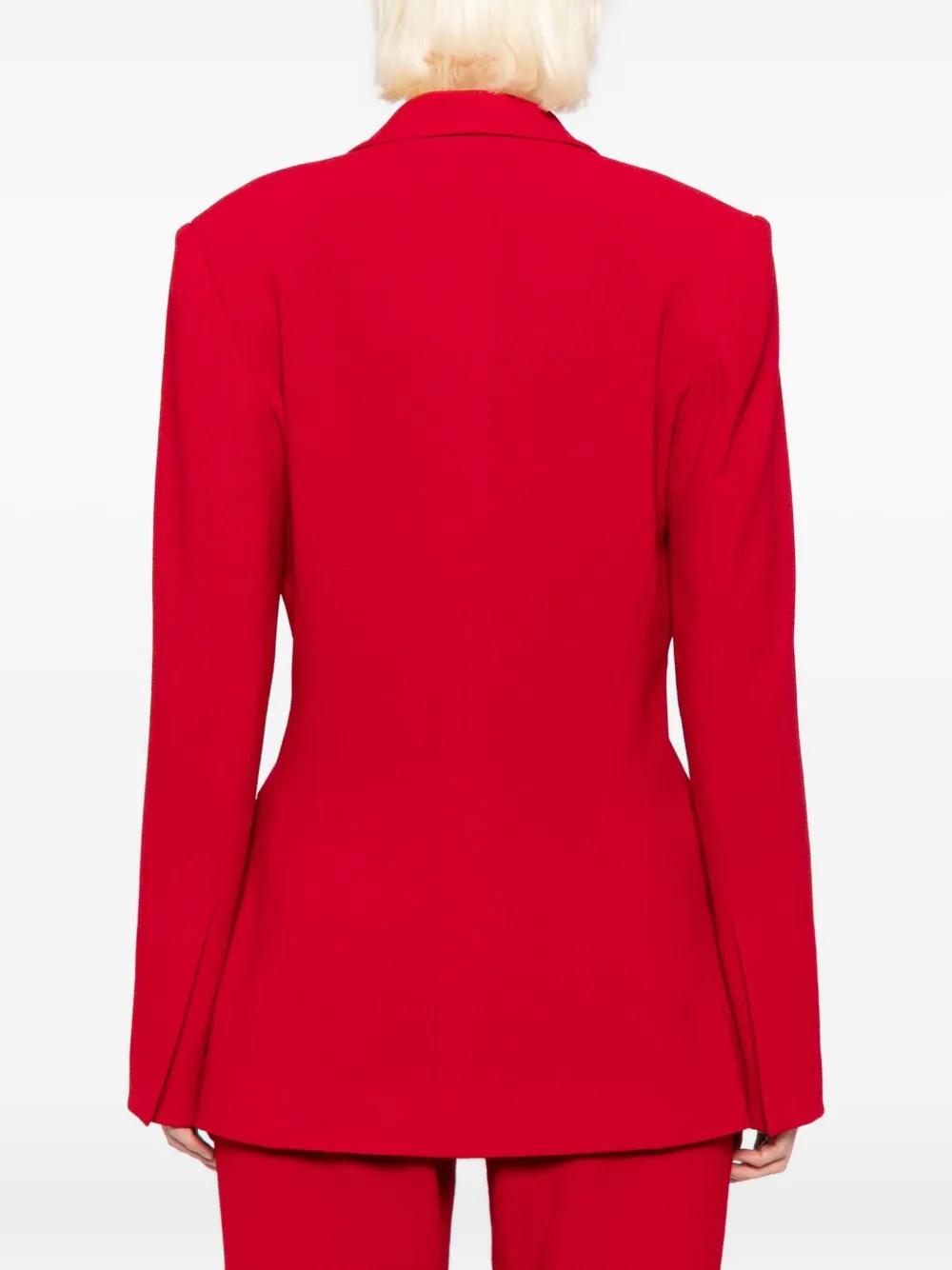 Blaklace Single-breasted Blazer In Red