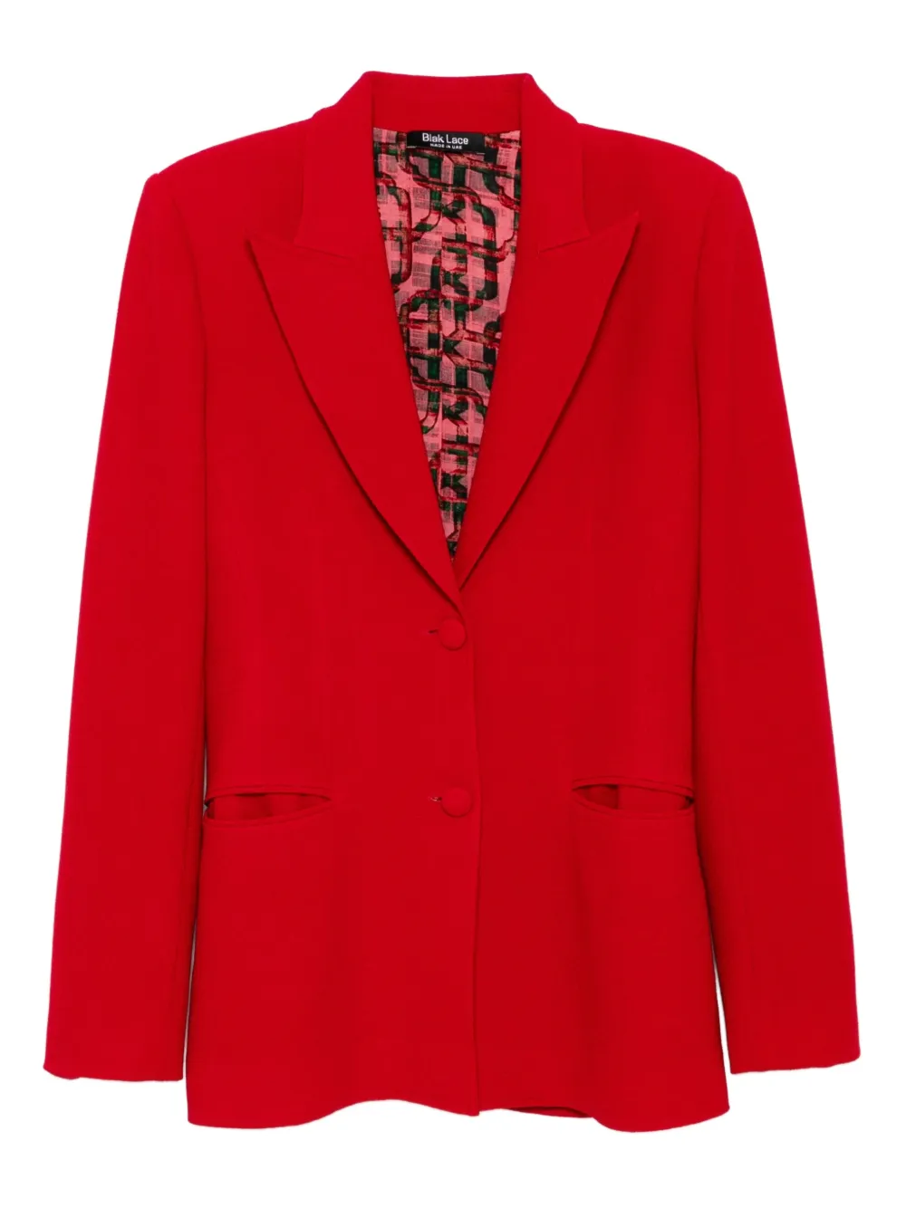 BLAKLACE single-breasted blazer | Red | Image 1