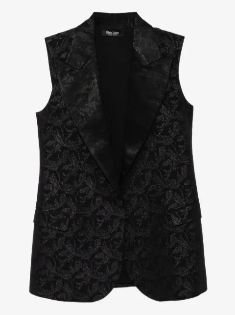 BLAKLACE chaleco con estampado floral