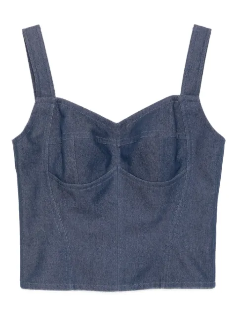 BLAKLACE denim tank top