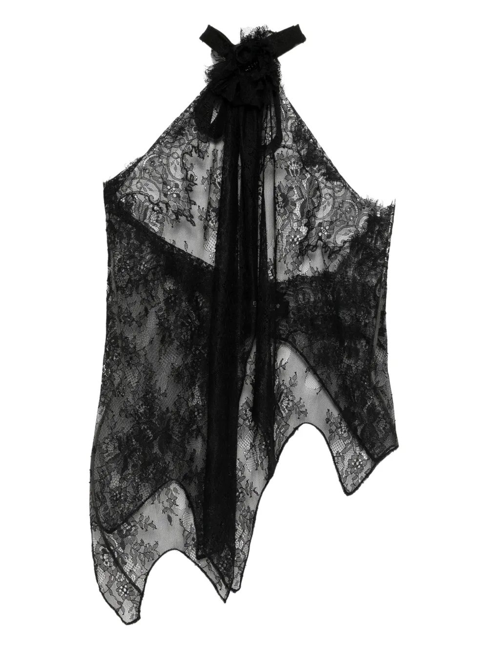 BLAKLACE lace halter top | Black | Image 1