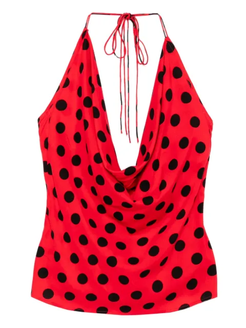 BLAKLACE polka-dot top