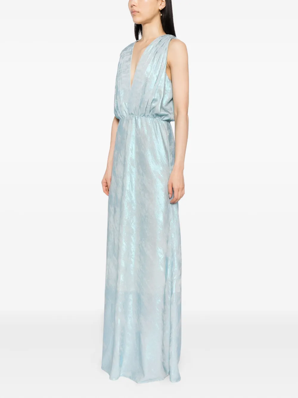 Blaklace Sleeveless Dress In Blue