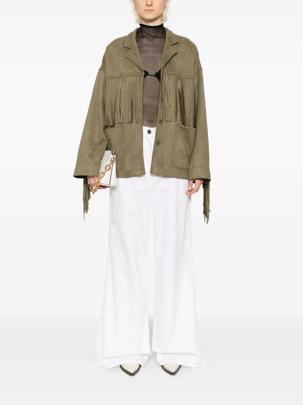 BLAKLACE boho-fringe jacket | Cropped Jackets | Image 2