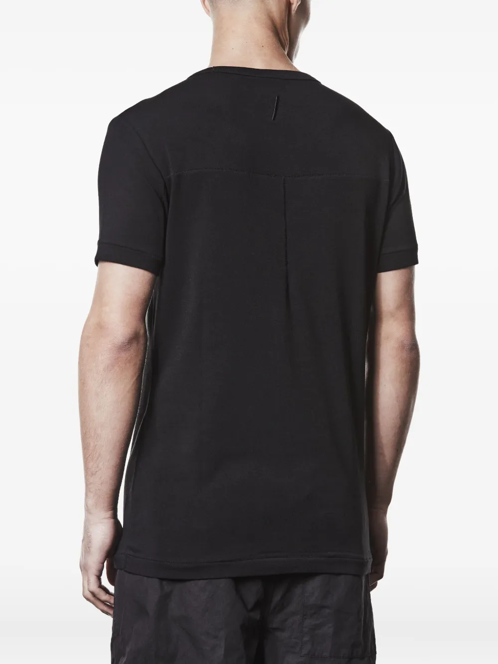 Thom Krom Worked-seam Cotton T-shirt In Black