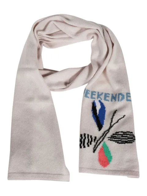 Weekend Max Mara logo-embellishment scarf