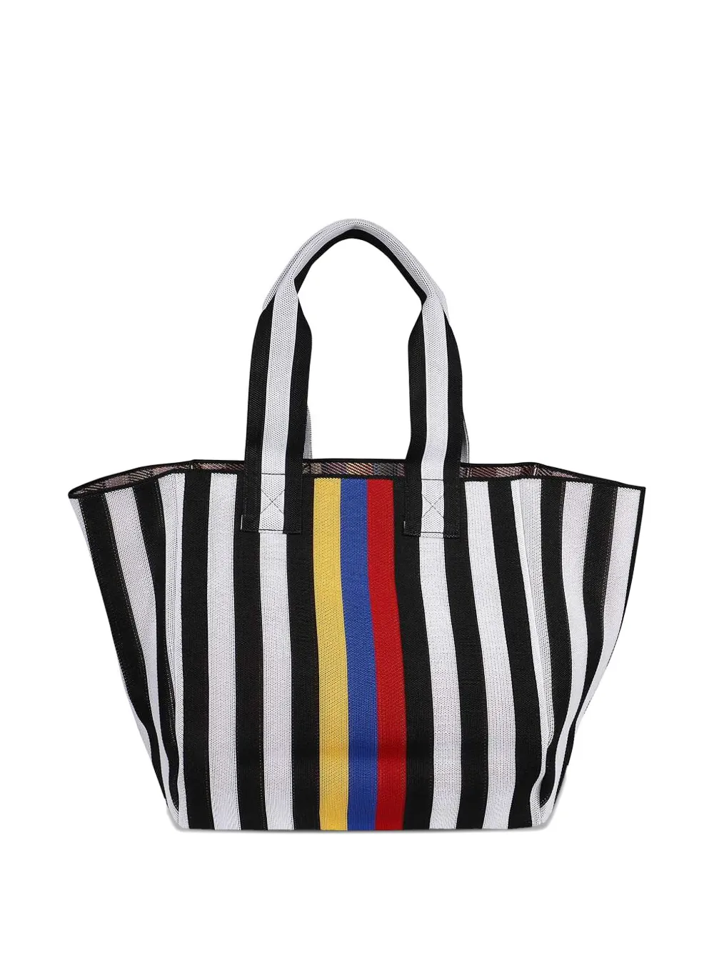 Weekend Max Mara striped tote bag - Wit